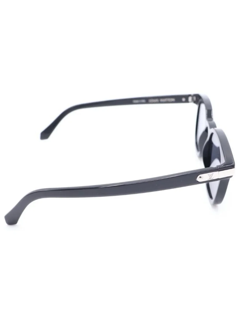 Louis Vuitton LV Signature Square Round Sunglasses Eyewear Black